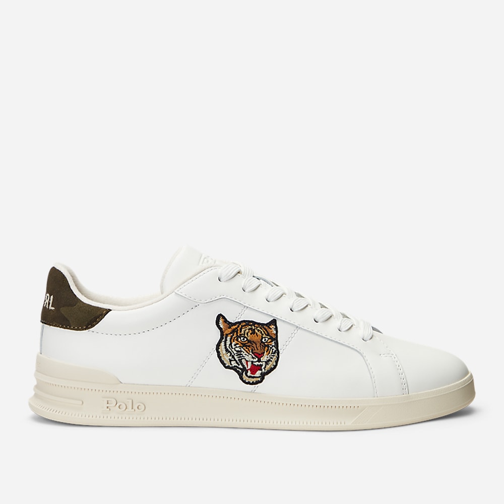 Heritage Court Ii Leather Sneaker - White/Tiger Head